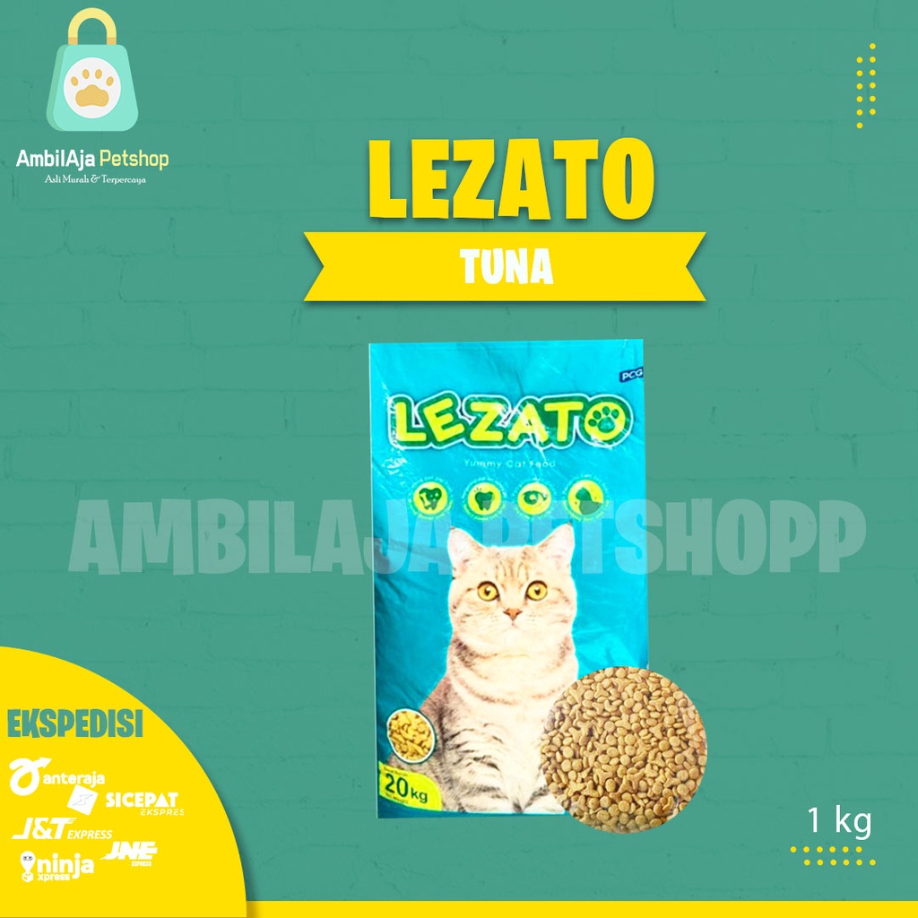 Makanan Kucing Tuna Flavor Lezato Adult  1kg