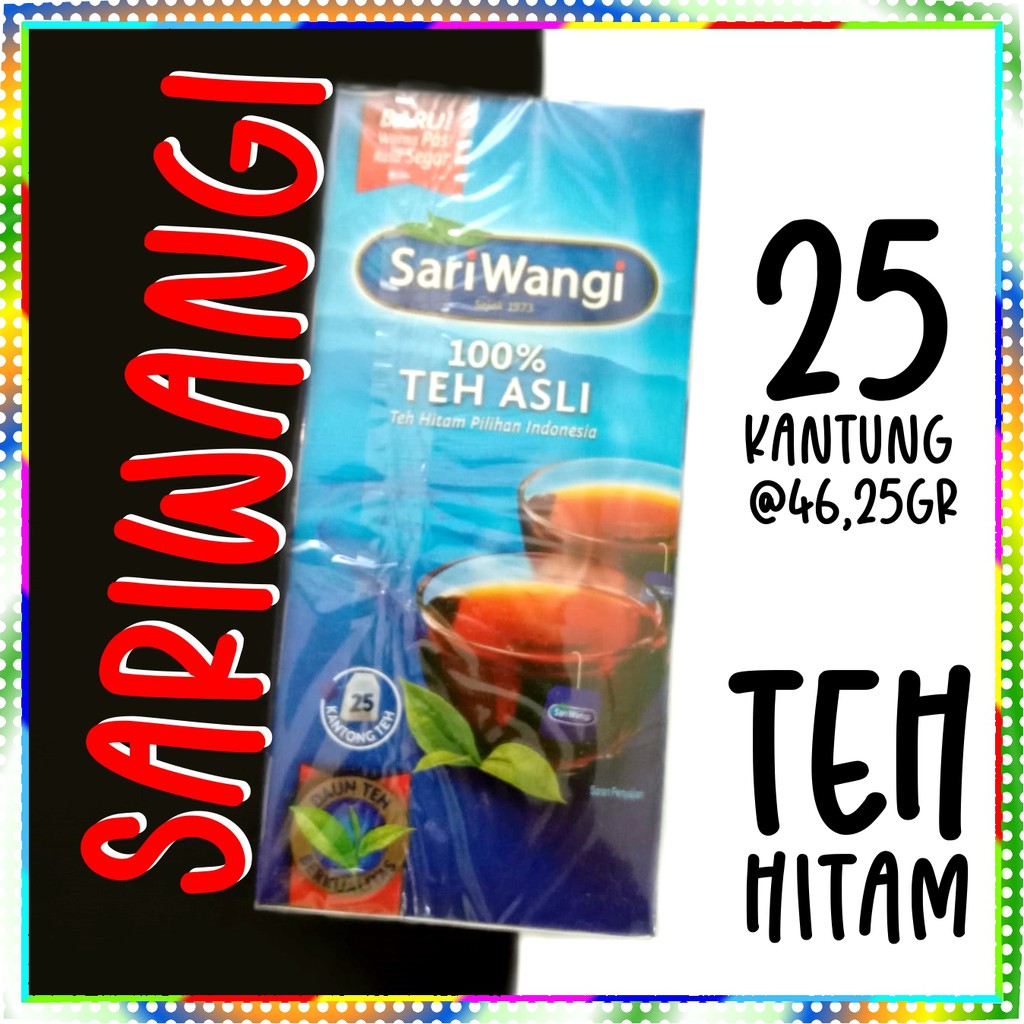 

Teh Sariwangi isi 25 pc teh sariwangi kotak isi 25 teh celup 46gr