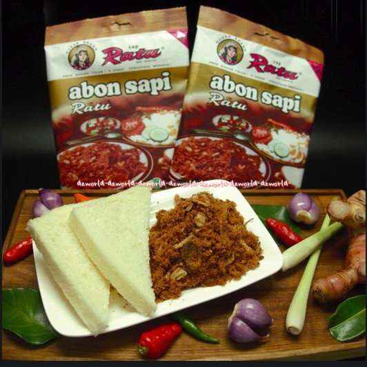 Abon Sapi 90gr Cap Ratu Makanan Tambahan Abon Sapi Capratu Beef Abon Siap Makan Siap Saji