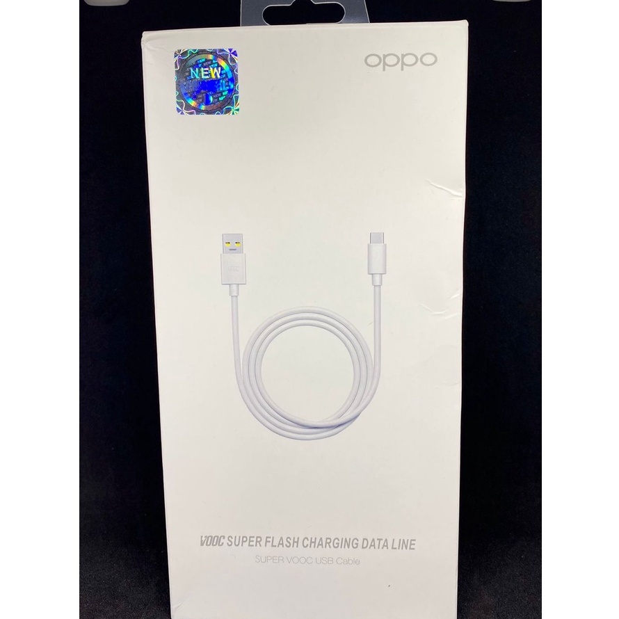 Kabel Data OPPO VOOC Fast Flash Charging 2A / 4A / 6.5A Tipe C