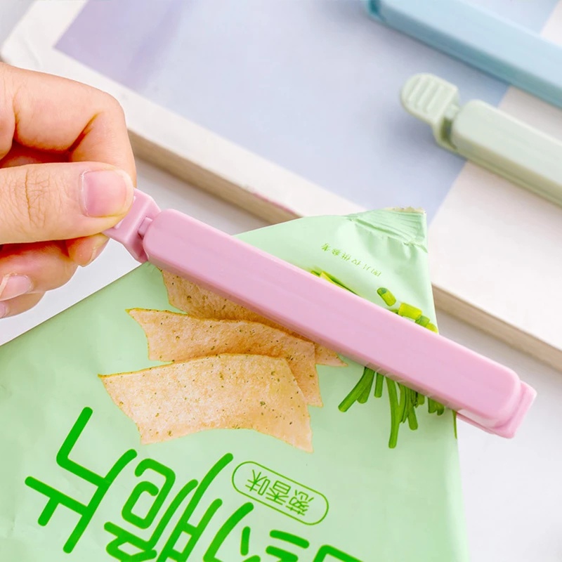 [Candy-colored Food Bag Sealing Clip] [Snack Bag Sealing Machine] [Moisture-proof Self-sealing Clip For Seasoning Bag] [Kitchen Accessories]