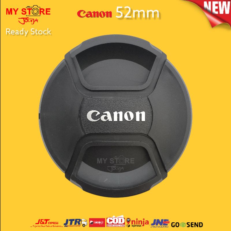 Lens Cap Canon 52mm Tutup Cover Lensa Lenscap Canon 52mm EOS Yongnuo EF 50mm F1.8 II 35mm F2 40mm F2