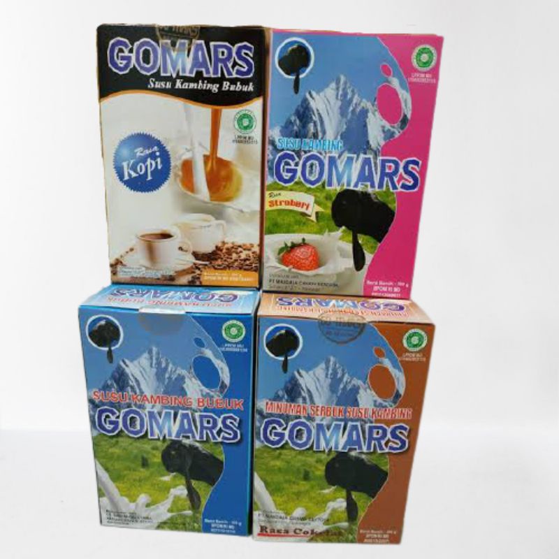 (4Rasa) Susu Kambing Gomars bubuk 200gr BPOM