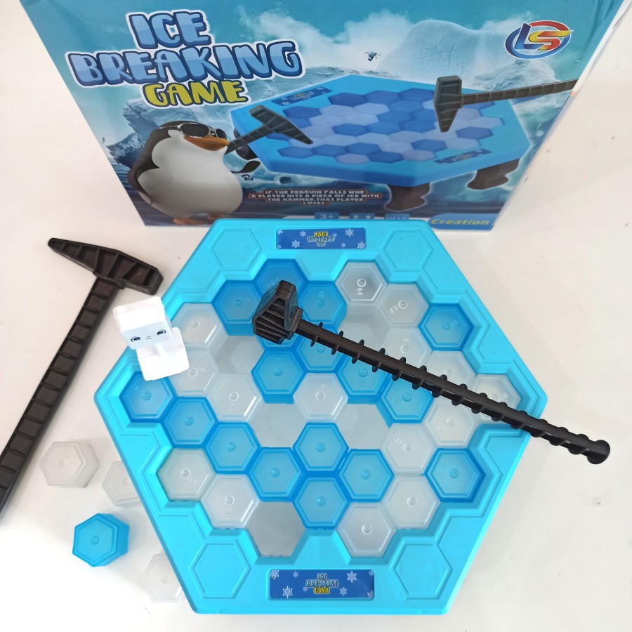 MAINAN ICE BREAKING GAMES BOARD - TRAP INTERACTIVE GAME PINGUIN