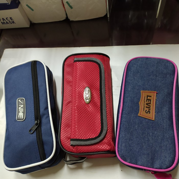 

Terbatas Pensil Case Polo Dan Levis Besar 22X11X5Cm Bahan Tebal Ada Dompet Hemat