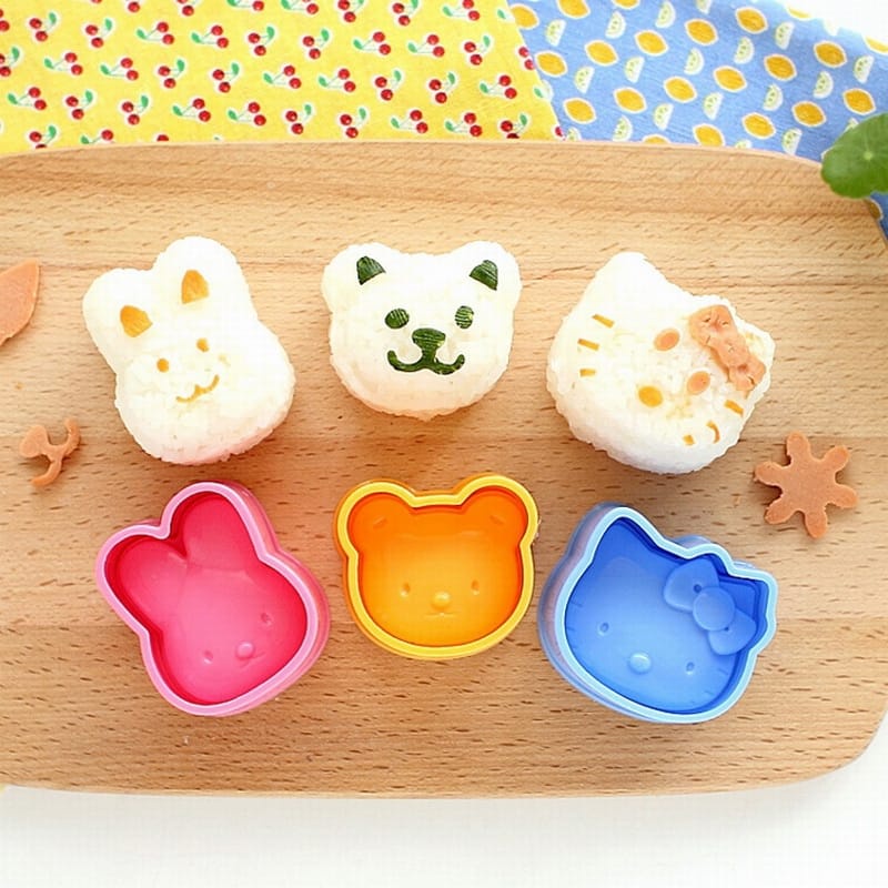 [TOYOU SHOP T41] CETAKAN NASI BENTO 3 IN 1 |RICE MOLD