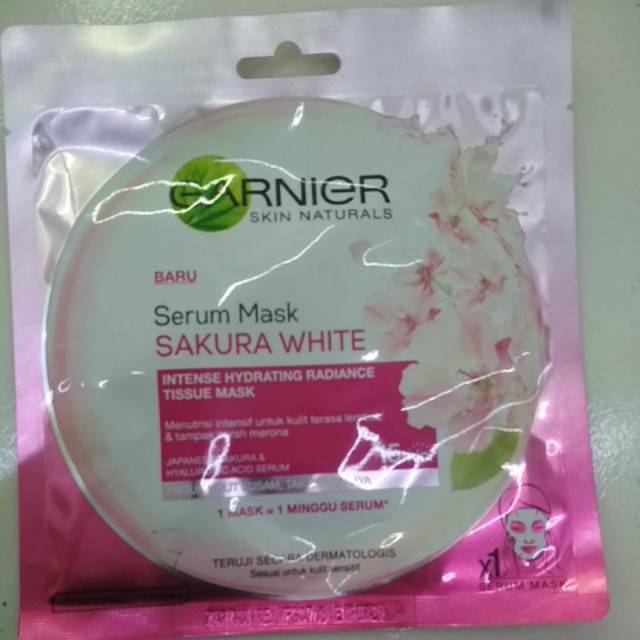 Garnier serum mask sakura white