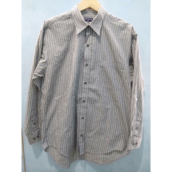 kemeja kerja - kemeja formal kasual - kemeja pria uniqlo original second brand