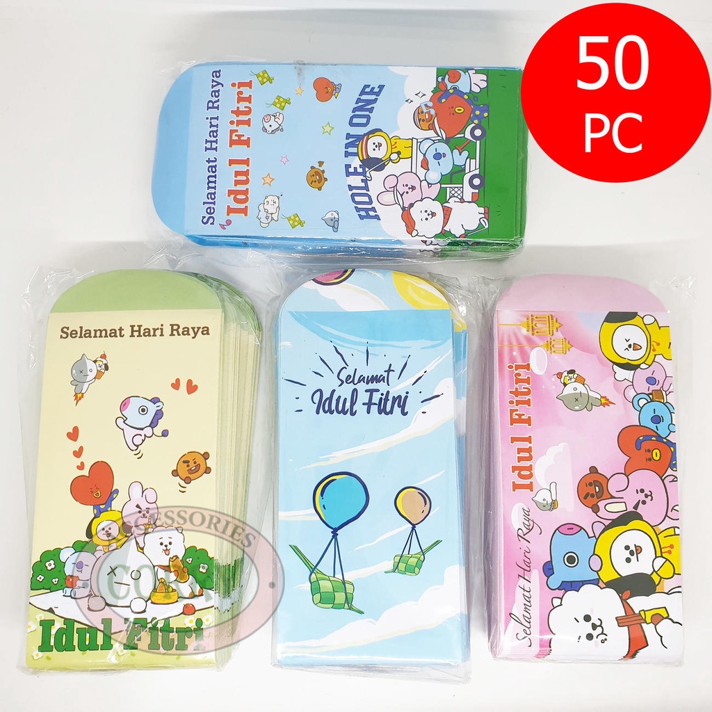 

Angpao Lebaran Isi 50 Murah 17 Cm Amplop THR Uang Pink Kuning Hijau Biru Bulk Grosir Idul Fitri