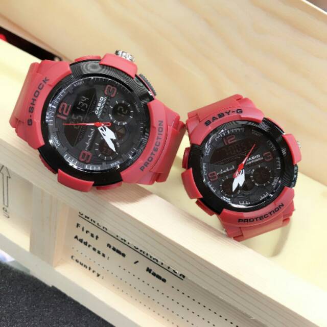 GSHOCK COUPLE DUALTIME RUBBER