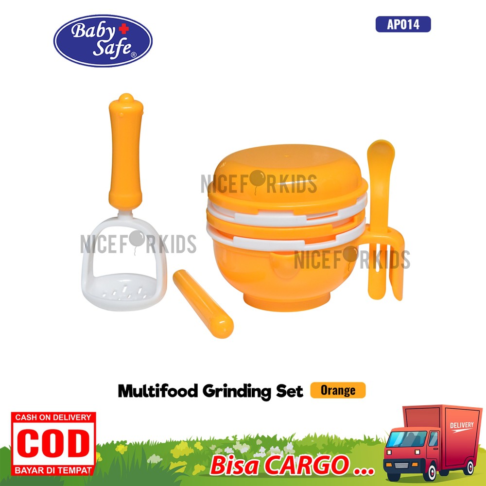 Baby Safe Multi Food Grinding Set AP014 / Set Penghalus Makanan Bayi