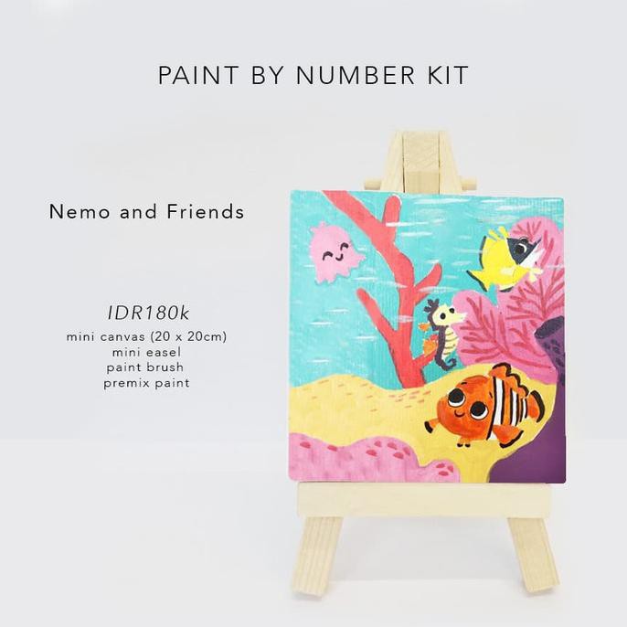 

Promo! Nemo / Art Kit / Kanvas Lukis / Art Anak / Lukis Melukis Terpercaya