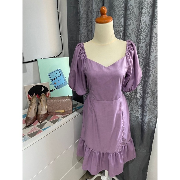 preloved dress lilac