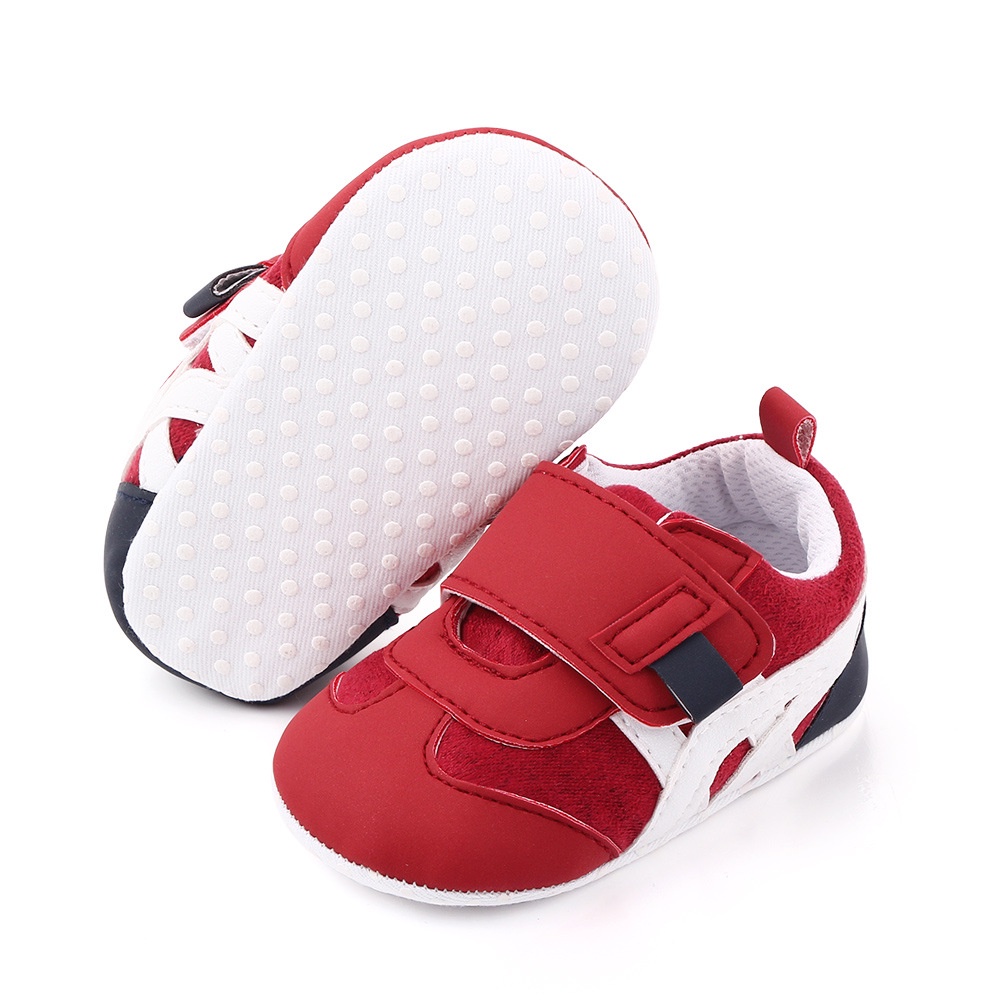 HappyOliver 2442 JUSTICE Sepatu Anak Laki Sepatu Bayi Prewalker Shoes 0-18 bulan Import