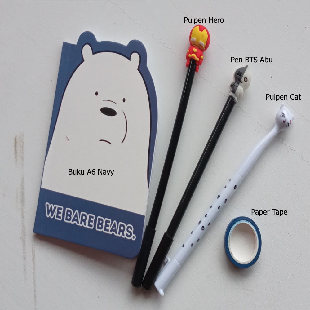 

PAKET ALAT TULIS 5IN1 / 1 SET ALAT TULIS LENGKAP / PERALATAN SEKOLAH / PULPEN BTS / STATIONERY ATK
