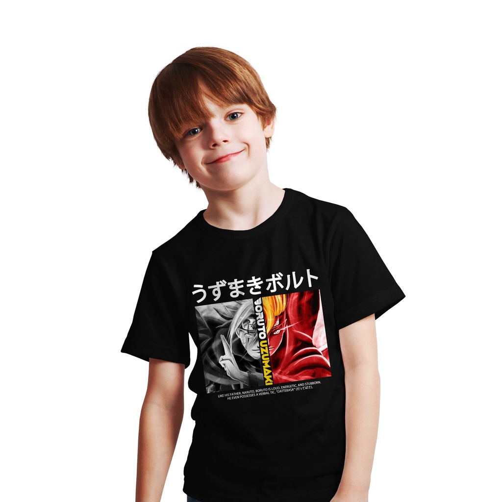 NEW T-SHIRT KIDS ANIME LOGO BORUTO UZUMAKI NARUTO PREMIUM DXPRO