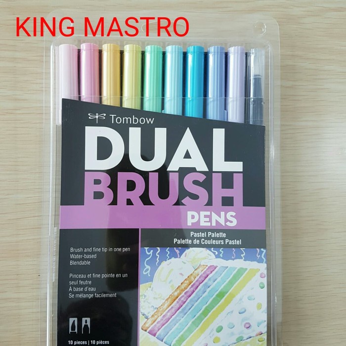 

Star Tombow Abt Brush Pen Pastel 10 Color Hemat