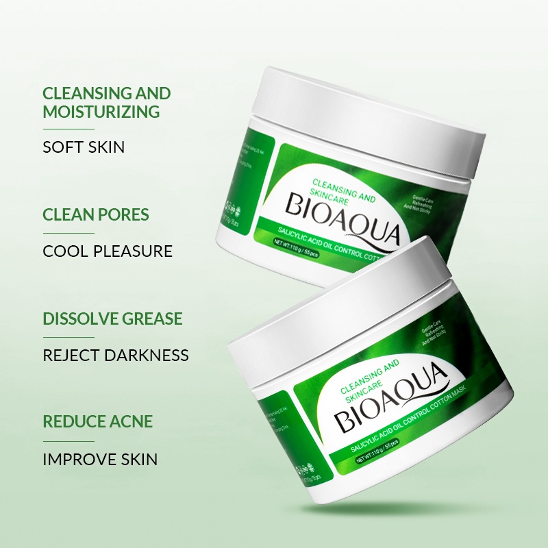 BIOAQUA Natural Skin Moisturizing And Acne Care Kit Contains Acne Essence 30ml + Salicylic