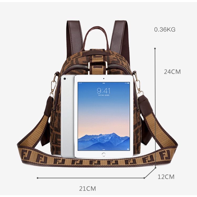 Funatic Tas Ransel Multistyle Wanita Import Terbaru Dan Kekinian Fashion Selempang Korea FA1106
