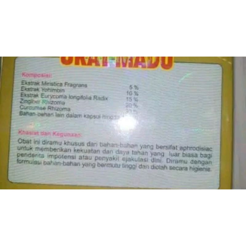 

Herbal penambah stamina pria