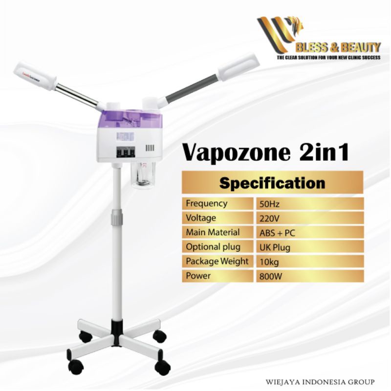 Alat Vapozone hot and cold steamer wajah uap wajah 2in1