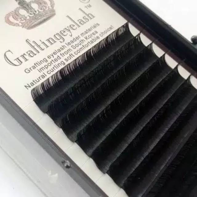 Grafting grestest eyelash extension bulumata sambung lembut dimata
