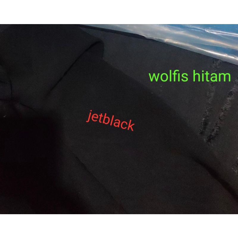 Jet black jilbab naqiya segi empat ukuran 150x150