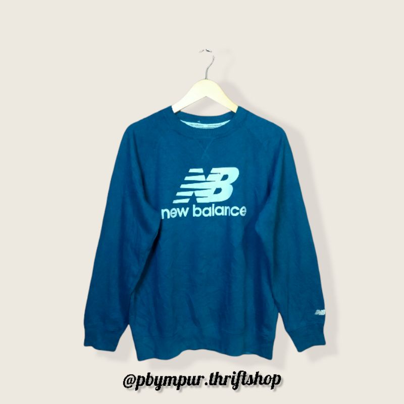 Crewneck New Balance Big Logo Warna Rare ‼️ Thrift Sweater Preloved Second Branded