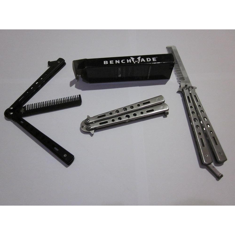 BENCHMADE Balisong Butterfly Comb - SILVER/ Sisir Pomade