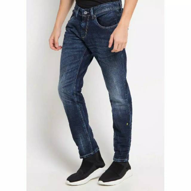 RA Jeans Slimfit Dark Blue Raw