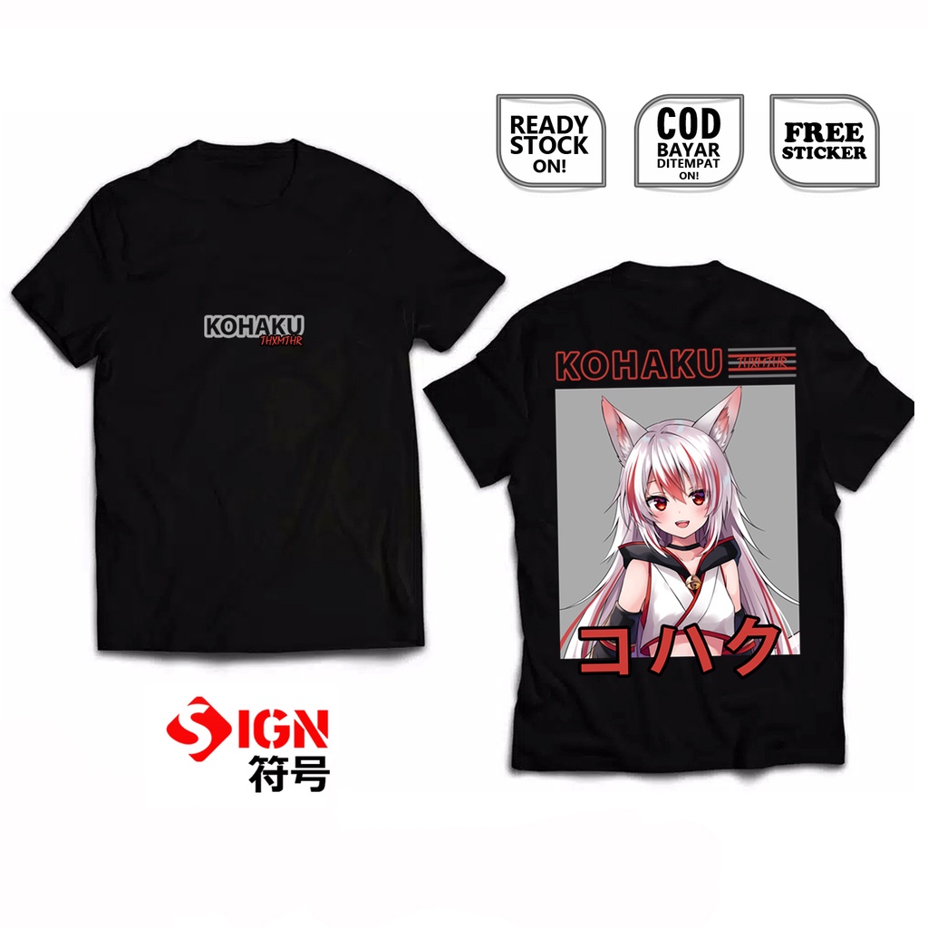 KAOS KOHAKU SENKU DR. STONE WAIFU ANIME MANGA TSUKASA SHISHIO SENKU ISHIGAMI RURI KOKUYO TAIJU KINRO GINRO BAJU JEPANG JAPAN CULTURE COSPLAY OTAKU WIBU - SIGN CLOTH