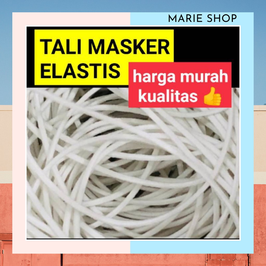 REPACK - TALI MASKER - KARET ELASTIS - KARET MASKER - MASKER KAIN - TALI MASKER ELASTIS