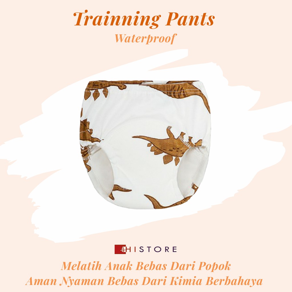 TRAINNING PANTS DOUBLE SIDES TPU WATERPROOF BAHAN PREMIUM