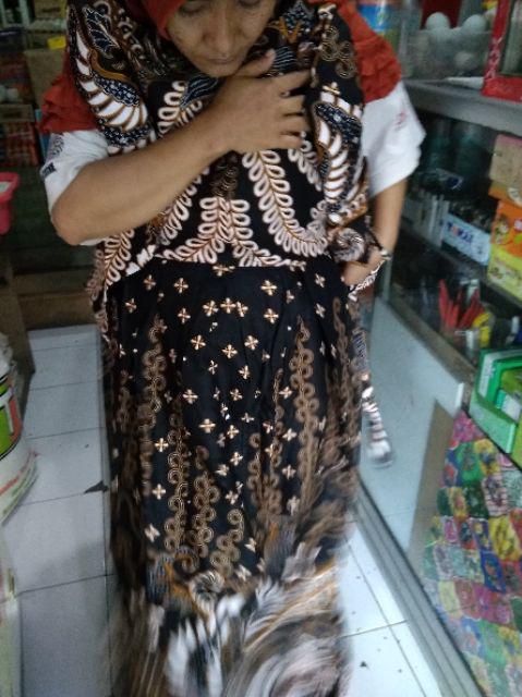 (batik Couple Familly) Batik Ayah Ibuk & Anak Motif Gurita
