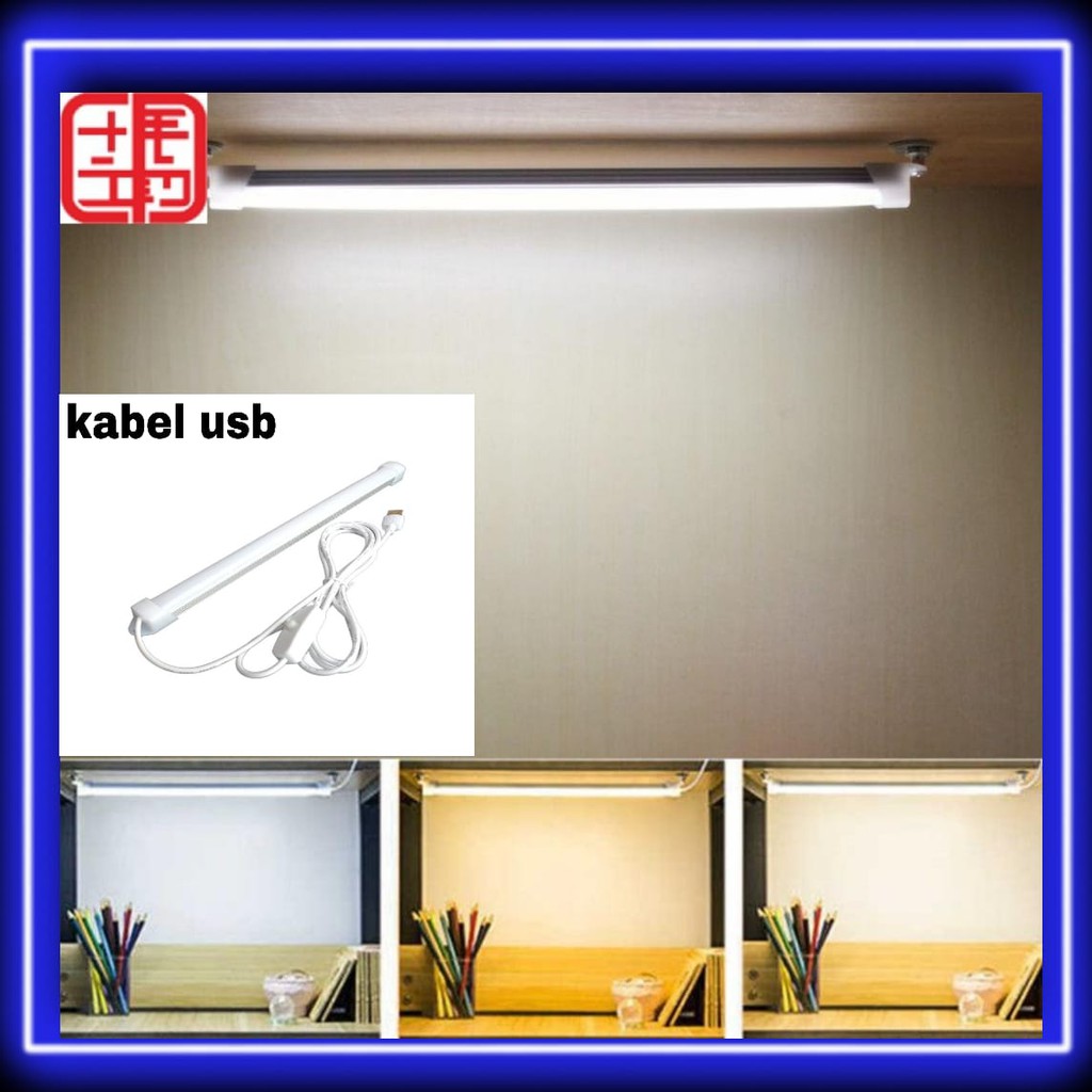 [ 1kg 7 ] Lampu  KABEL USB  Panjang Strip Tabung LED USB Belajar  Komputer Cahaya