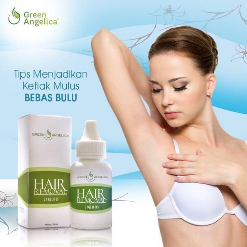 HAIR REMOVAL GREEN ANGELICA - Penghilang Bulu Tercepat Perontok Bulu Ampuh