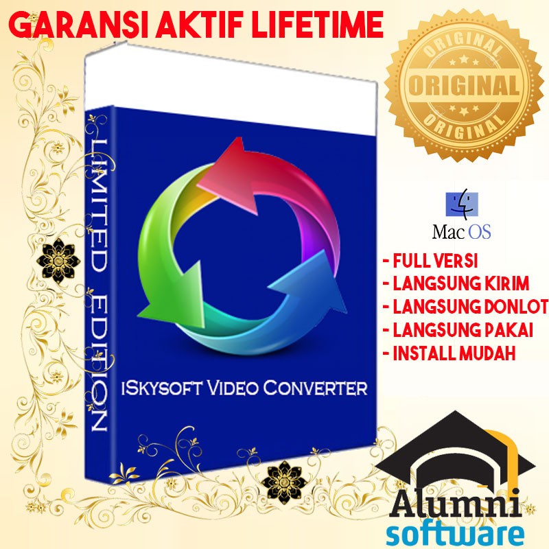 [FULL VERSION] iSkysoft Video Converter Mac Utility - GARANSI AKTIVASI