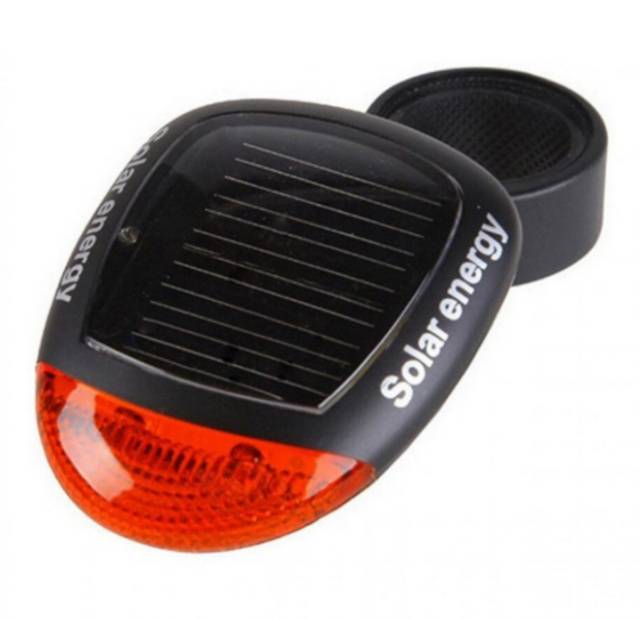 Lampu Sepeda Belakang LED Tenaga Surya Aksesoris Sepedah Gunung MTB Lipat Rechargerable Murah