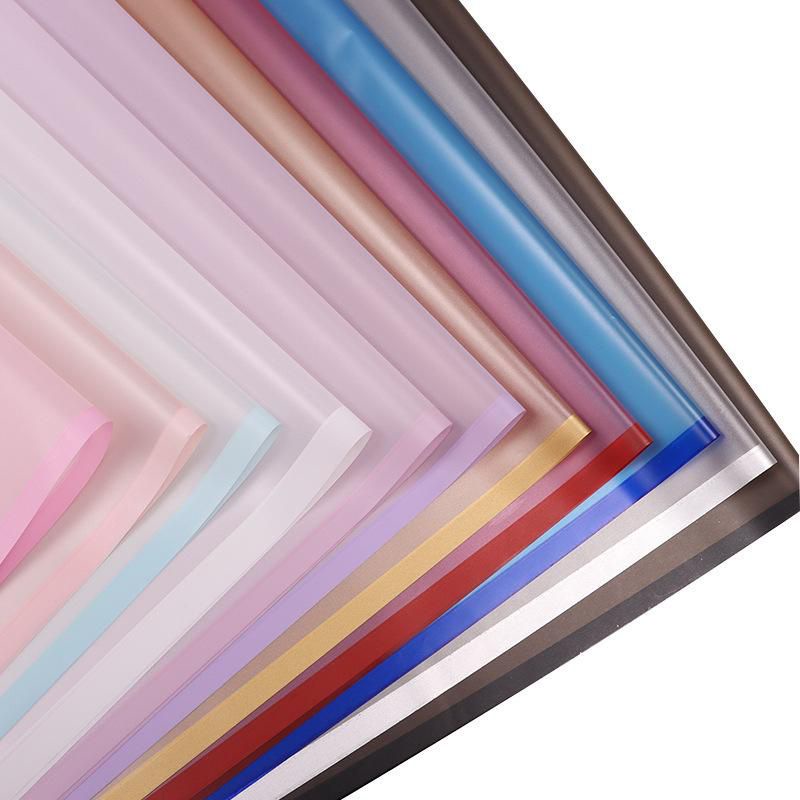 

5LEMBAR CELLOPHANE TRANSPARANT LIST COLOUR/KERTAS BUKET BUNGA