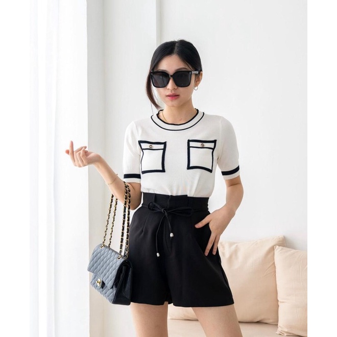 [IMPORT] Sienna Knit Crop Top Import B2