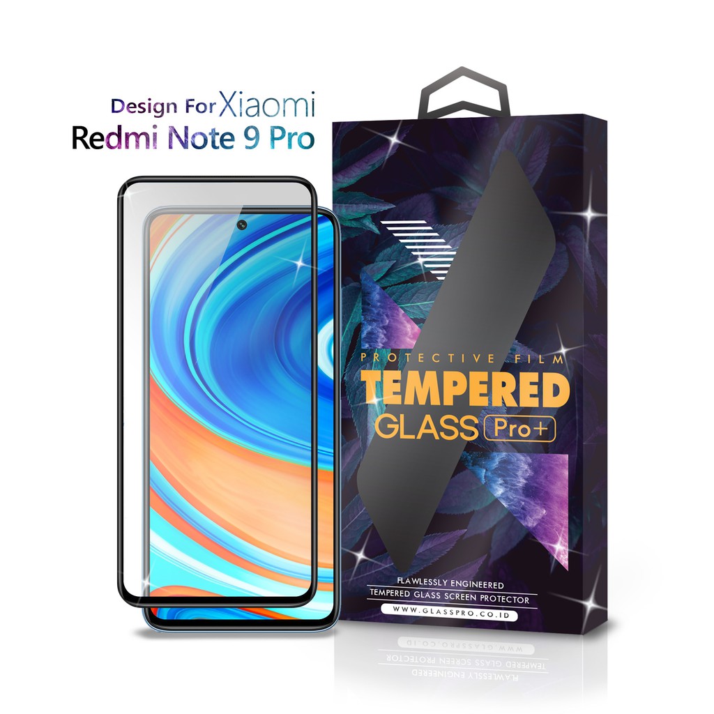 Tempered Glass Xiaomi Redmi Note 9 Pro Full Cover Black