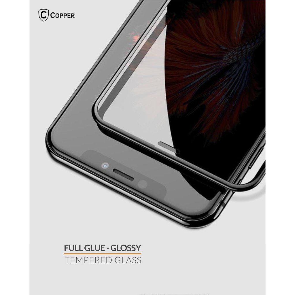 Xiaomi Mi 11 Lite - COPPER Tempered Glass Full Glue  Premium Glossy