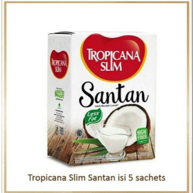

Tropicana Slim santan rendah lemak