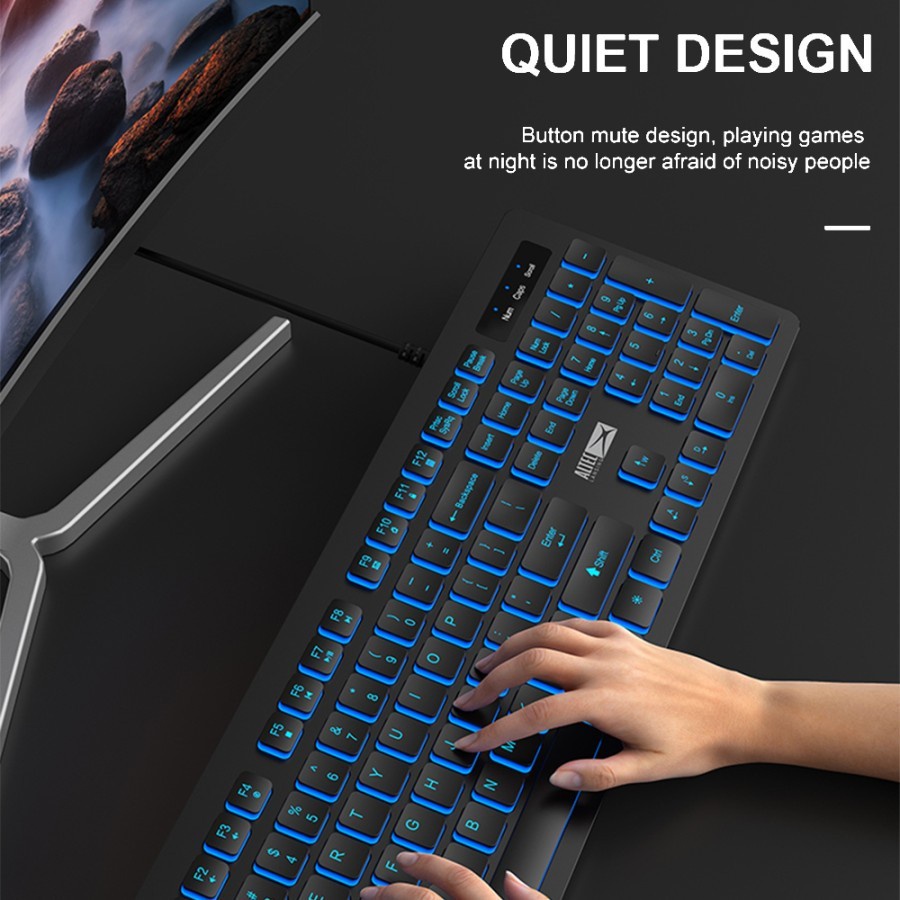 Keyboard Gaming Altec Lansing ALGK-8264 RGB Keyboard - ALTEC ALGK8264