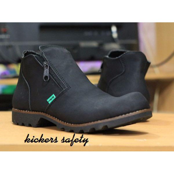 Sepatu Pria Kickers Boots Safety Resleting