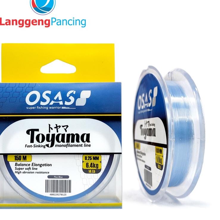 Diskon Ekonomis Senar Pancing Fluo Blue OSAS TOYAMA