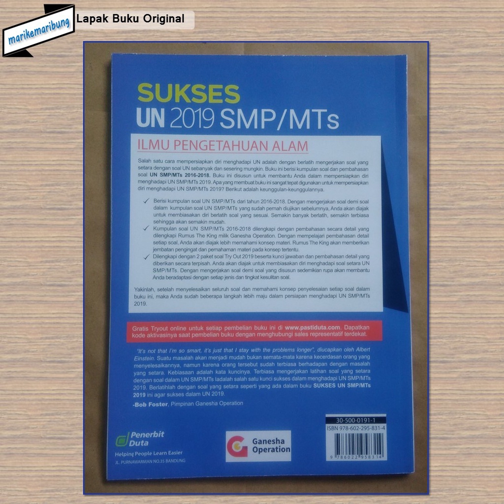 Buku Kumpulan Soal UN IPA SMP 2019-4