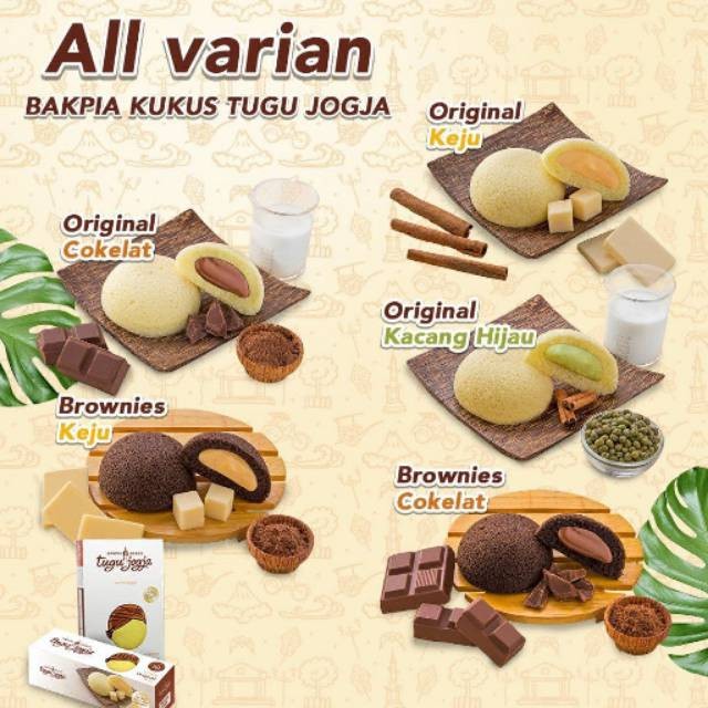 Kue Bakpia Kukus Tugu Jogja All Varian Ukuran Reguler