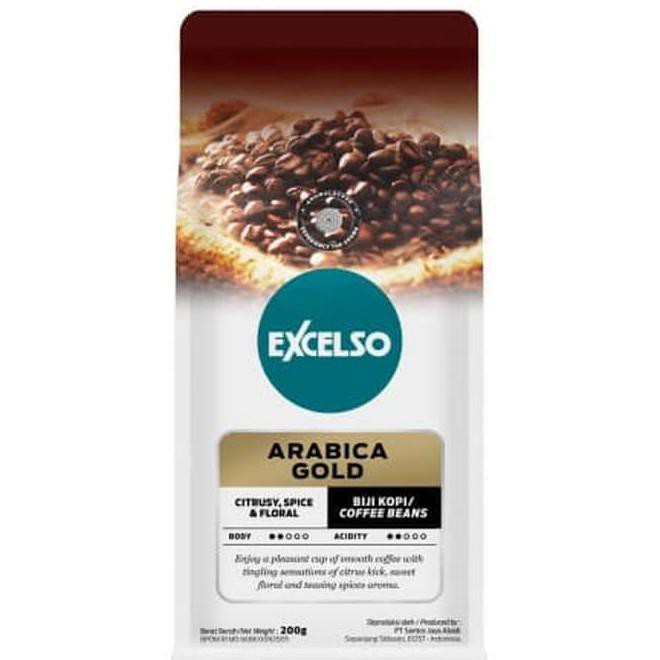 

Promo Akhir Tahun Excelso Arabica Gold Biji 200G Kode 304