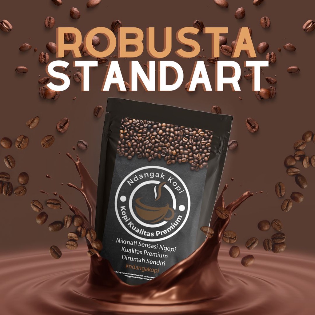 

Kopi Hitam Robusta Standart (250gram)